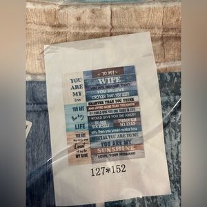 To Wife Throw Blanket